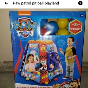 Paw patrol pit ball pool playland
